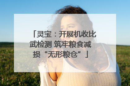 灵宝：开展机收比武检测 筑牢粮食减损“无形粮仓”